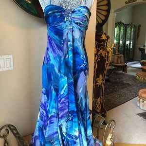 Gorgeous blue long dress from S.L.fashion